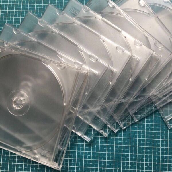 CD.DVD 空ケース8枚セット 透明 厚さ5㎜