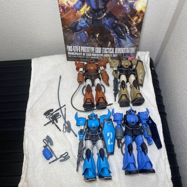 HGUC THE ORIGIN ガンプラ プロトタイプグフ機動実証機 4体セット
