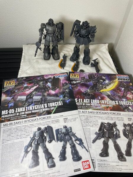 HG 1/144 アクト・ザク(キシリア部隊機)・ ザク1(キシリア部隊機)