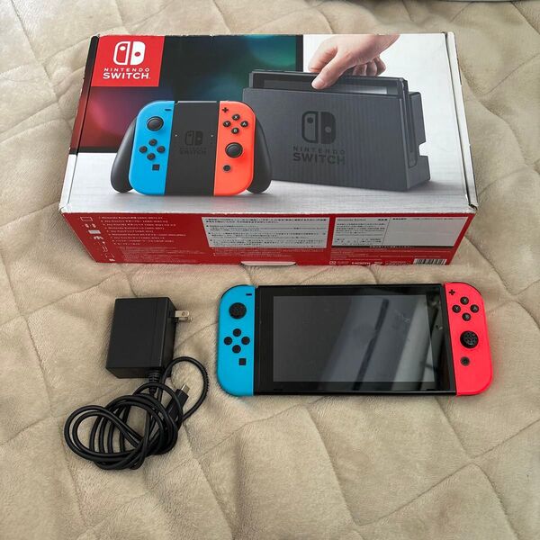 Nintendo switch 本体 箱 充電器