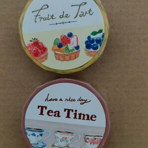 マスキングテープ 2個セット Fruit de Tart / Tea Time