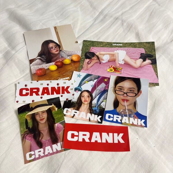 新品未使用 crank ステッカー ポップアップ 韓国ブランド クランク
