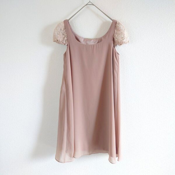 ★Dress de raffinee 袖フリル2wayワンピース 結婚式 パーティー オケージョンドレス ドレス