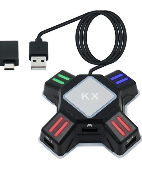 キーボード・マウス接続アダプター コンバーター switch スイッチ Switch/PS4/PS3/Xbox One対応