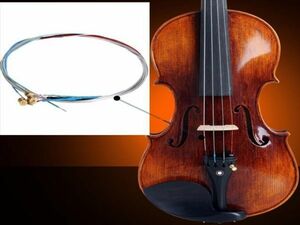 バイオリン　弦　交換部品　４本セット　楽器アクセサリー