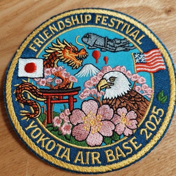 横田基地友好祭2025限定パッチ ミリタリーワッペン