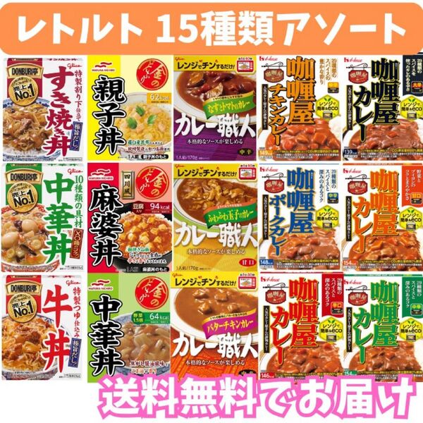 レトルト 15種類アソート 詰め合わせ セット☆全国送料無料☆
