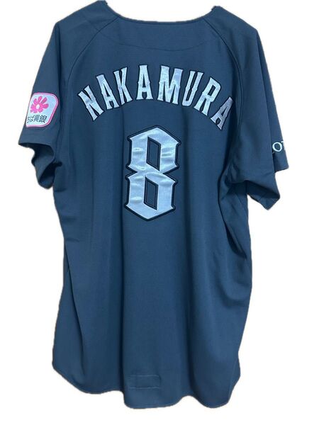 千葉ロッテマリーンズ 2024ネオクラッシックユニフォーム #8 中村奨吾選手 Lサイズ レプリカユニフォーム