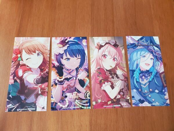 プロジェクトセカイ カラフルステージ! feat. 初音ミク 箔押しイラストカード モアジャン 花里みのり 桃井愛莉 桐谷遥 雫