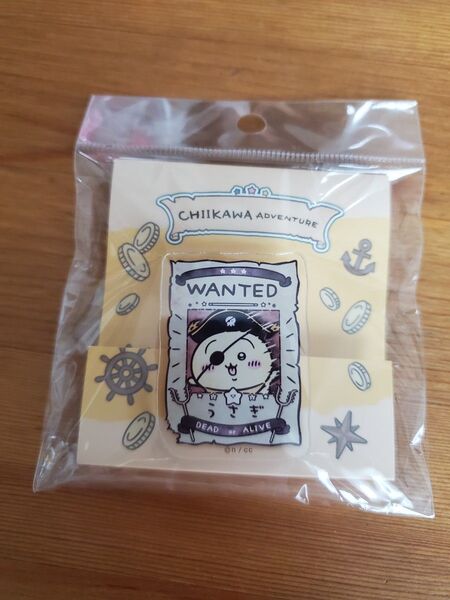 ちいかわ ちいかわアドベンチャー お台場冒険王 アクリルクリップ うさぎ 限定品 お台場商店 手配書うさぎ