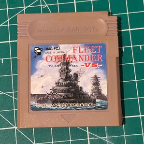 フリートコマンダー VS GB ソフトのみ FLEET COMMANDER VS DMG-FCJゲームボーイ