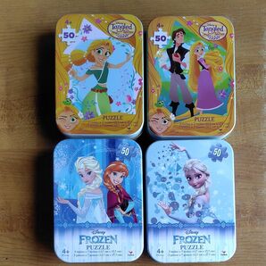ディズニー缶入りパズル 50ピース 4種セット
