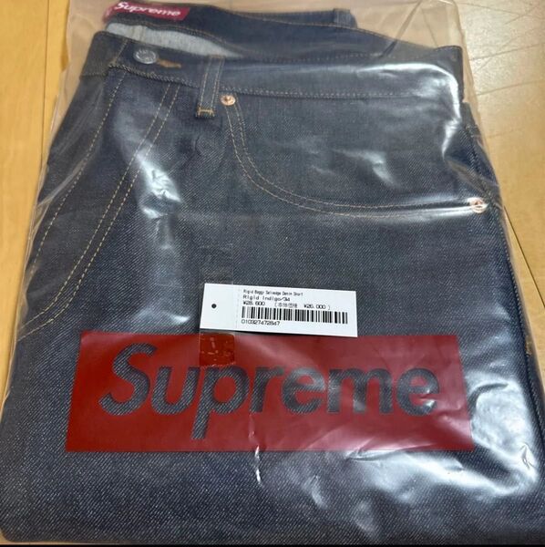 Supreme Rigid Baggy Selvedge Denim Short 34インチ 25ss