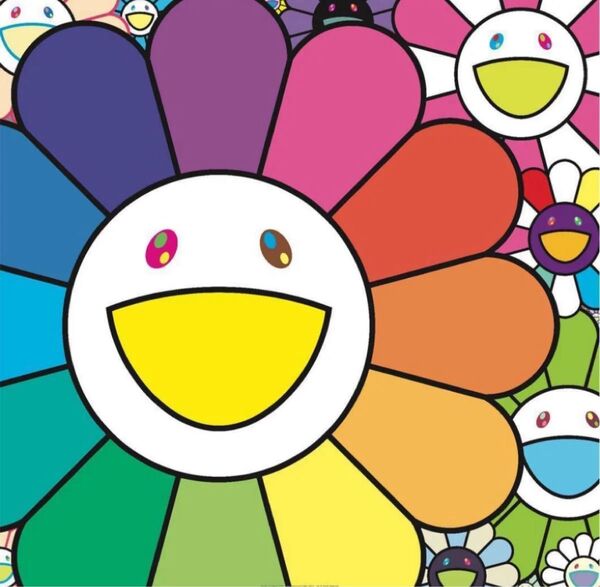 ポップンフラワーズ ポスター ED300 村上隆
