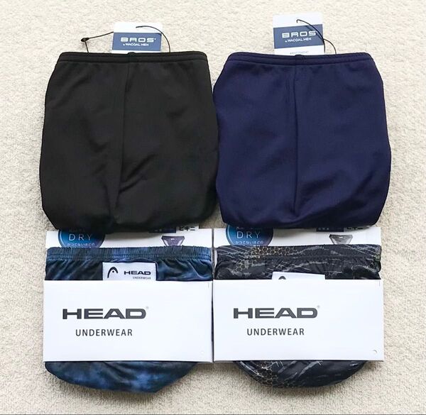 本日迄!BROS&HEAD ビキニ ブリーフ Mサイズ シンプル&デザイン 4枚セット