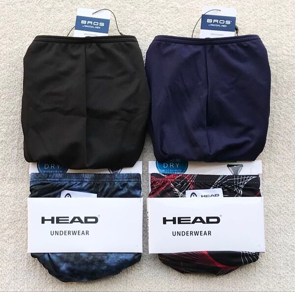 本日迄!BROS&HEAD ビキニ ブリーフ Mサイズ シンプル&デザイン 4枚セット