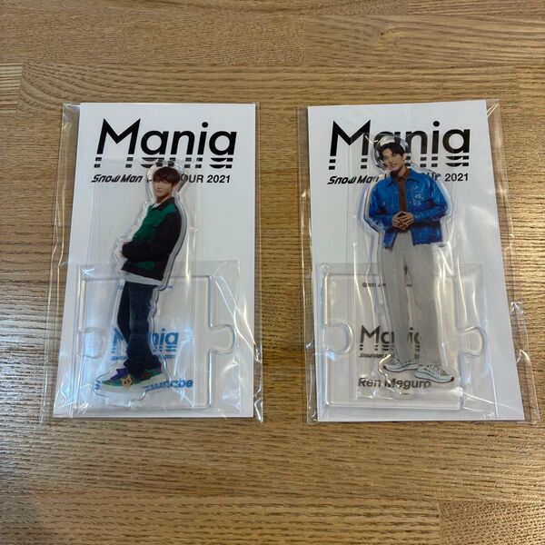 snowman スノーマン 目黒蓮 渡辺翔太 めめ しょっぴー アクスタ 新品 アクリルスタンド Mania LIVE