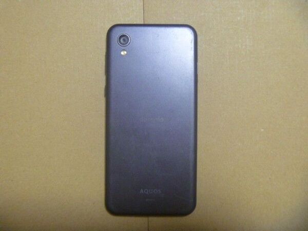 AQUOS sense2 SH-01L ニュアンスブラック docomo 判定◯ SIMロック解除済 初期化済 画面破損ジャンク品
