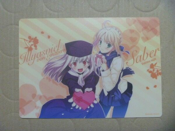 Fate/stay night イリヤスフィール セイバー マウスパッド フェイト/ステイナイト TYPE-MOON