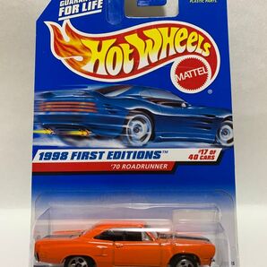 HOT WHEELS ホットウィール 1998 FIRST ’70 PLYMOUTH ROADRUNNER プリムス NEW