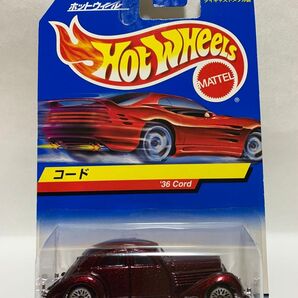HOT WHEELS ホットウィール 1999 FIRST EDITIONS 日本カード #1/26 1936 CORD NEW