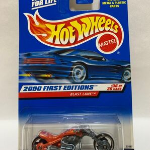 HOT WHEELS ホットウィール 2000 FIRST #36/36 BLAST LANE HARLEY ハーレー NEW
