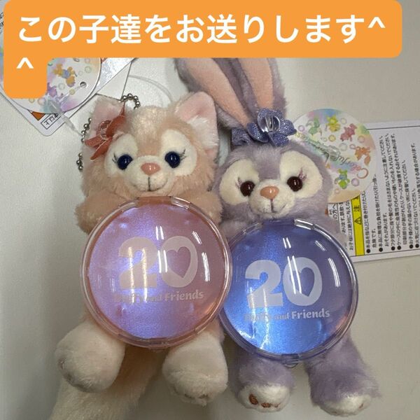 ディズニーシー 20周年カラフルハピネス ぬいぐるみ リーナベル&ステラルー