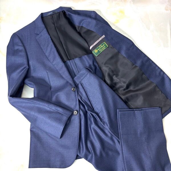 Paul Smith 高級スーツセットアップ Loro Piana製生地 メンズL シングル2B ♯305