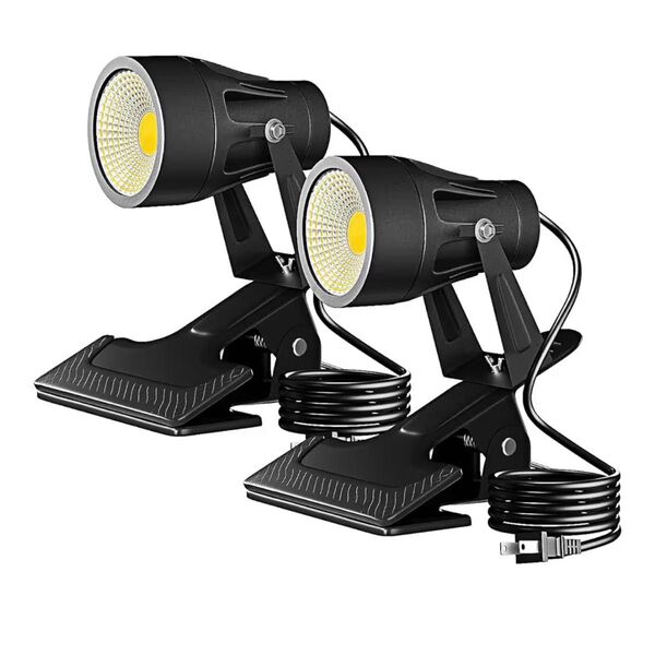LED 投光器 10W COBチップ IP65防水 屋外作業灯 クリップ式 アルミ製 1000lm 看板照明 ガレージ用
