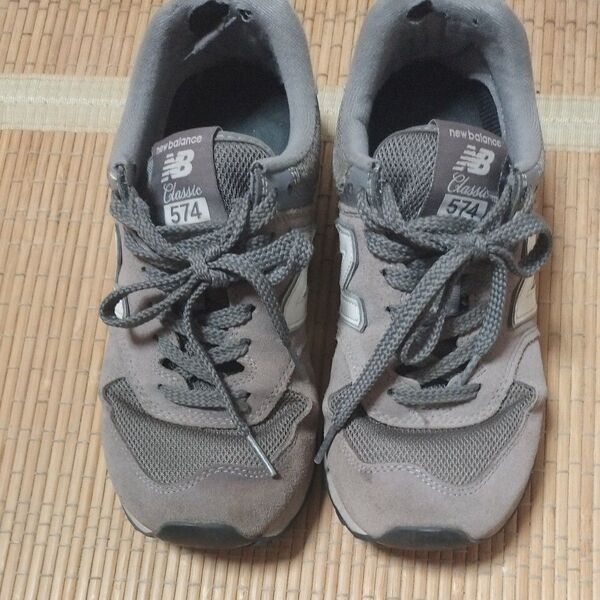 new balance Classic 574 グレー スニーカー 24cm