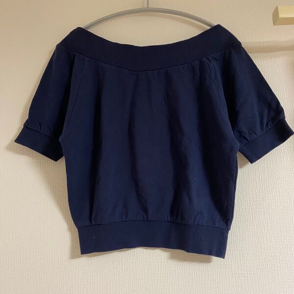 【美品】E hyphen world gallery オフショルトップス イーハイフンワールドギャラリー UNIQLO ユニクロ