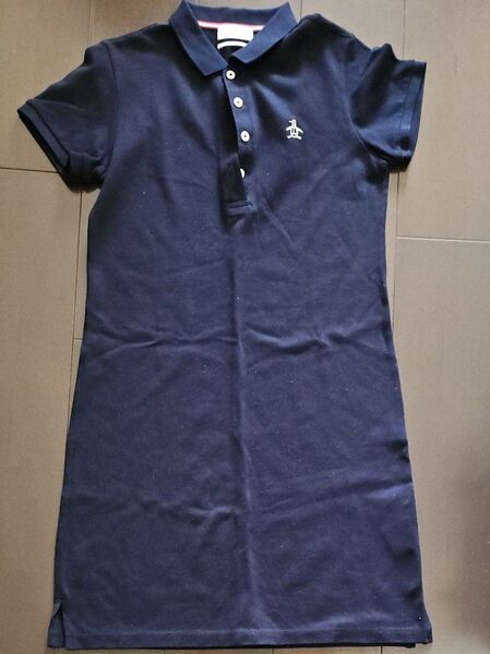 Munsingwear マンシングウェア ポロシャツワンピース ネイビー M