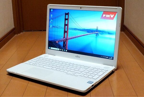FUJITSU AH45/X Core i3 ブルーレイ webカメラ bluetooth メモリ8G HDD1TB Win11