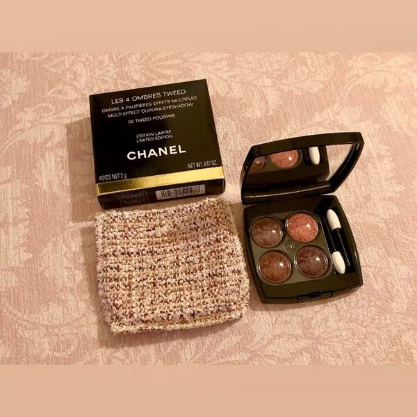 CHANEL シャネル アイシャドウ レ キャトル オンブル ツイード#02 ツイード プールプル