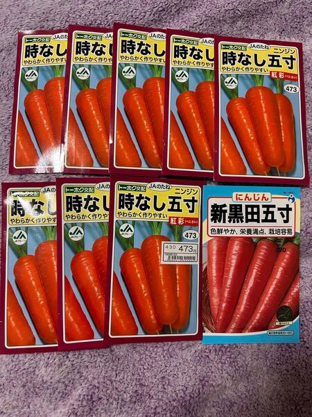野菜の種 時なし五寸8 新黒田五寸1