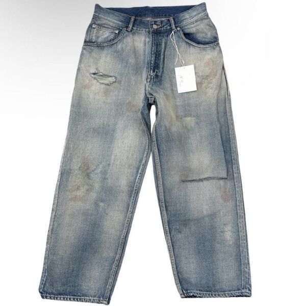 ANCELLM SELVEDGE TAPERED 5P DENIM PANTS