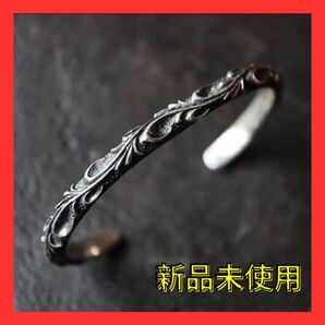 シルバー バングル メンズ ヴィンテージ ネイティブ ブレスレット レトロ アクセ インディアン アクセサリー 男女兼用 シルバー