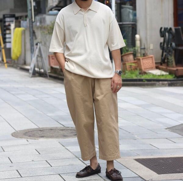 AWORK☆ USA Cotton Knit Polo フェローズ