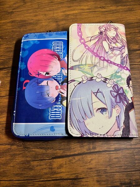 Re:ゼロから始める異世界生活 長財布 2個セット レム ラム
