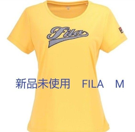 新品未使用 FILA フィラ テニス ウェア レディース アップリケTシャツ M 2024年モデル