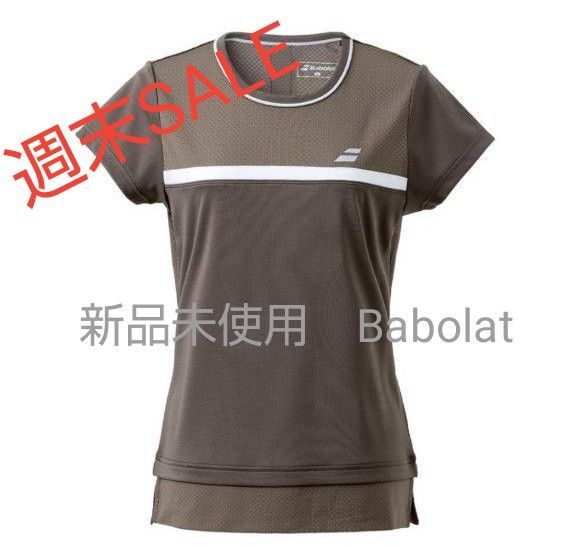 新品未使用 Babolat バボラ テニス ウェア レディース 半袖Tシャツ ゲームシャツ M