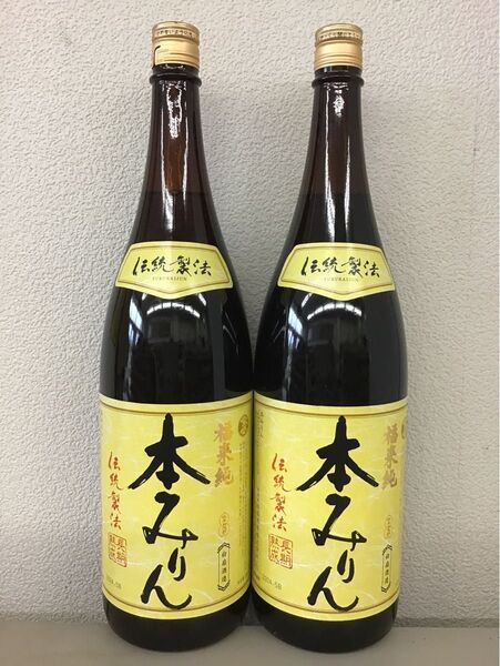 【白扇酒造】 福来純 「伝統製法」熟成本みりん 1.8L 2本セット