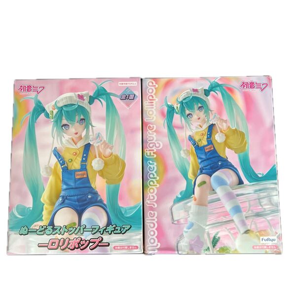 初音ミク ぬーどるストッパーフィギュア ロリポップ 2個セット