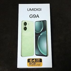 【新品】UMIDIGI『G9A』黒〈デュアルSIM/大容量バッテリー/顔認証〉