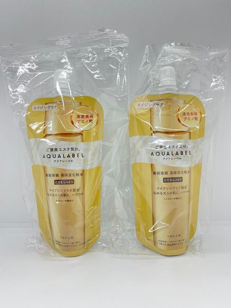 【新品未開封】アクアレーベル トリートメントローションオイルイン とてもしっとり つめかえ用 150ml 2個セット