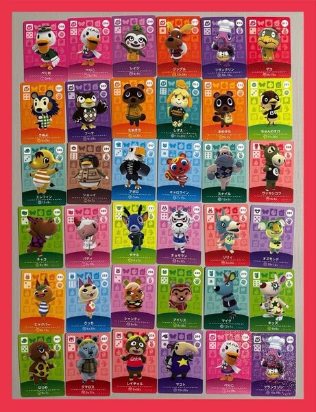 【新品未使用】36枚 ★第3弾★amiiboカード、アミーボカード、どうぶつの森
