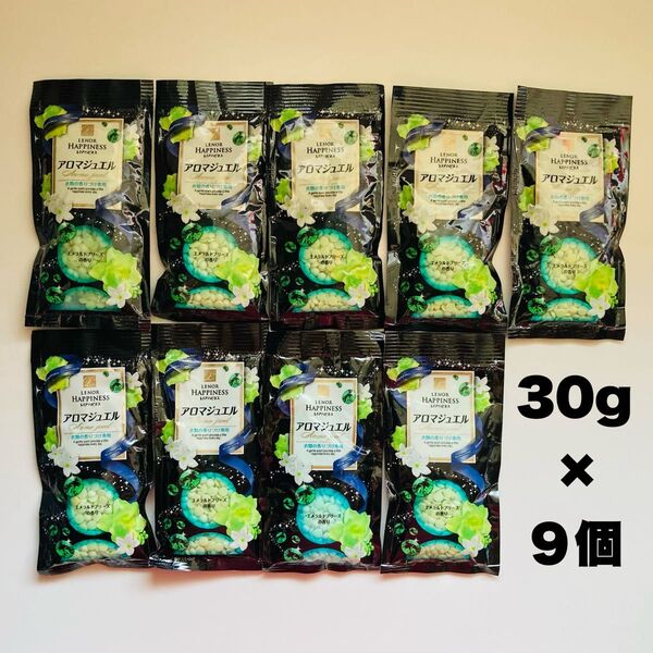 レノア ハピネス HAPPINESS アロマジュエル 30gエメラルドブリーズの香り 9個セット