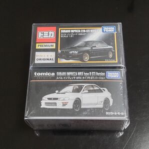 トミカプレミアム タカラトミーモールオリジナル インプレッサ 2台セット 新品未開封 クリアーケース付き