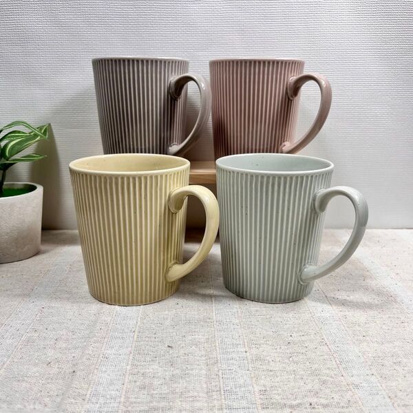 【新品・限定品】美濃焼 マグカップ4個セット まとめ売り