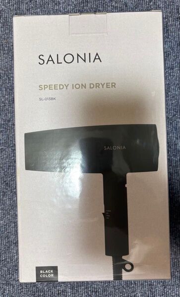 新品 SALONIA ドライヤー サロニア SL-013BK ブラック